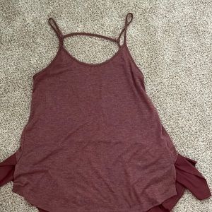 Burgundy summer tank top